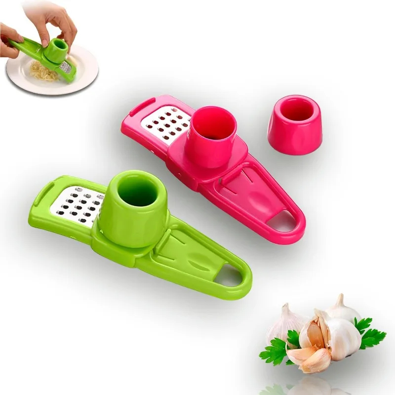 Kitchen Hand Gadgets - 1-4 stuks Handmatige Knoflookhakker, Knoflookpers, Knoflookmolen,