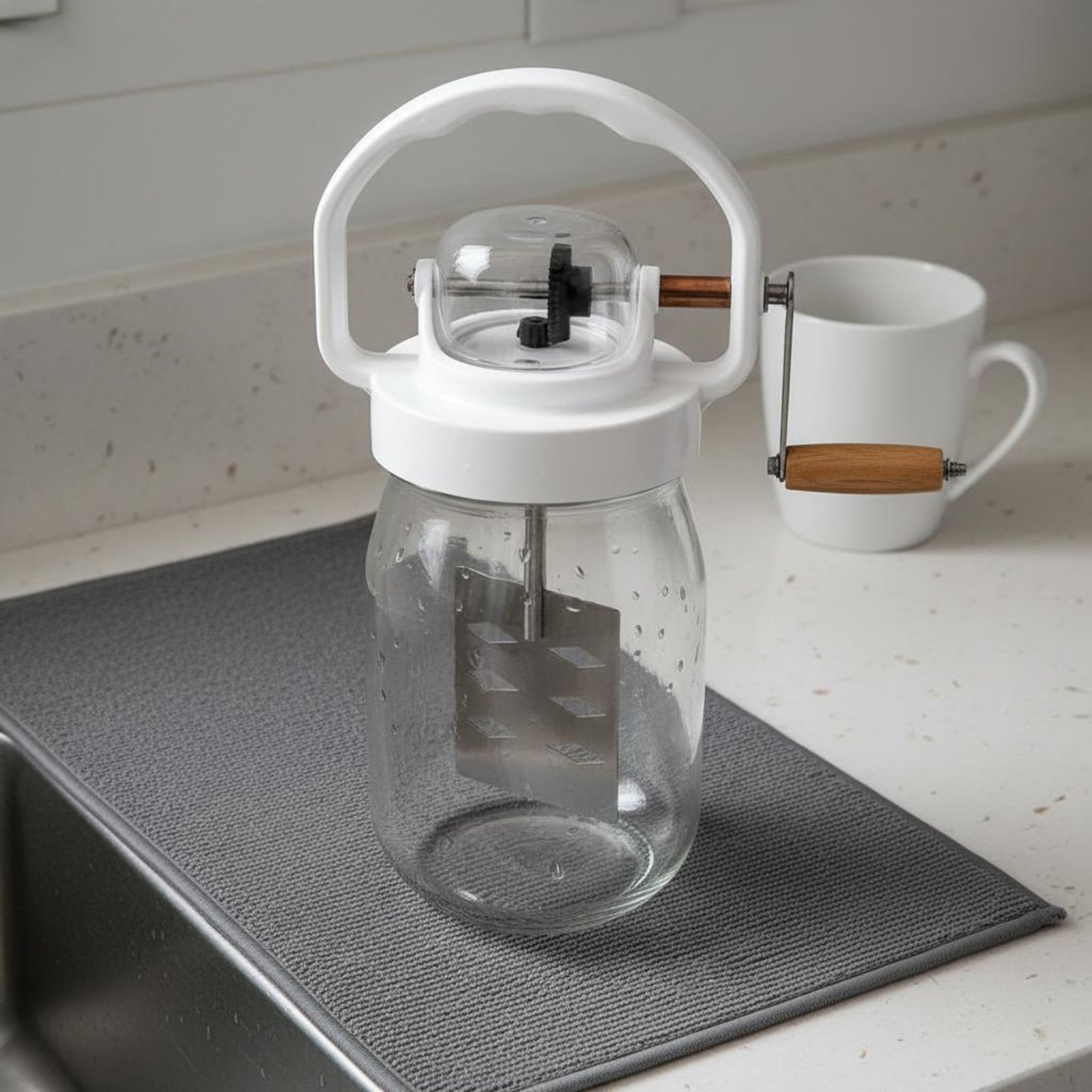 Kitchen Hand Gadgets - Handmatige boterkarnton Gemakkelijk schoon te maken
