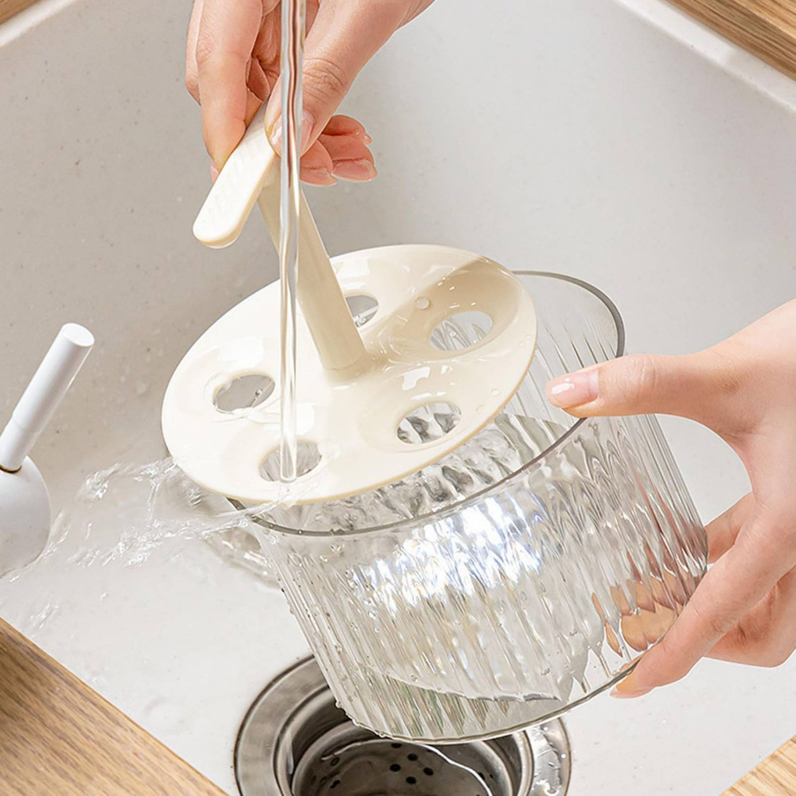 Kitchen Hand Gadgets - Handpers voor gehaktballen, maakt 5 tegelijk,