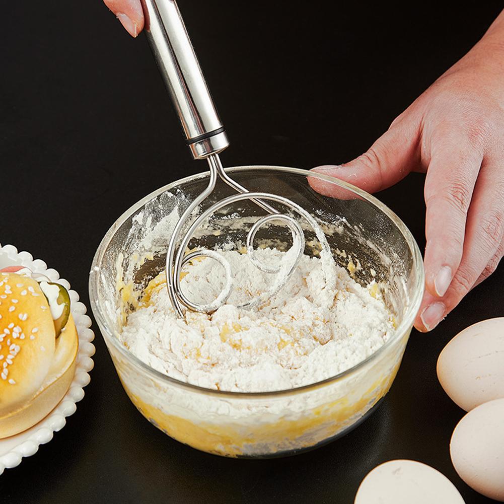 Kitchen Gadgets And Appliances - Deegklopper Broodmixer Roestvrij staal Taartgebakmeel Deegblenders