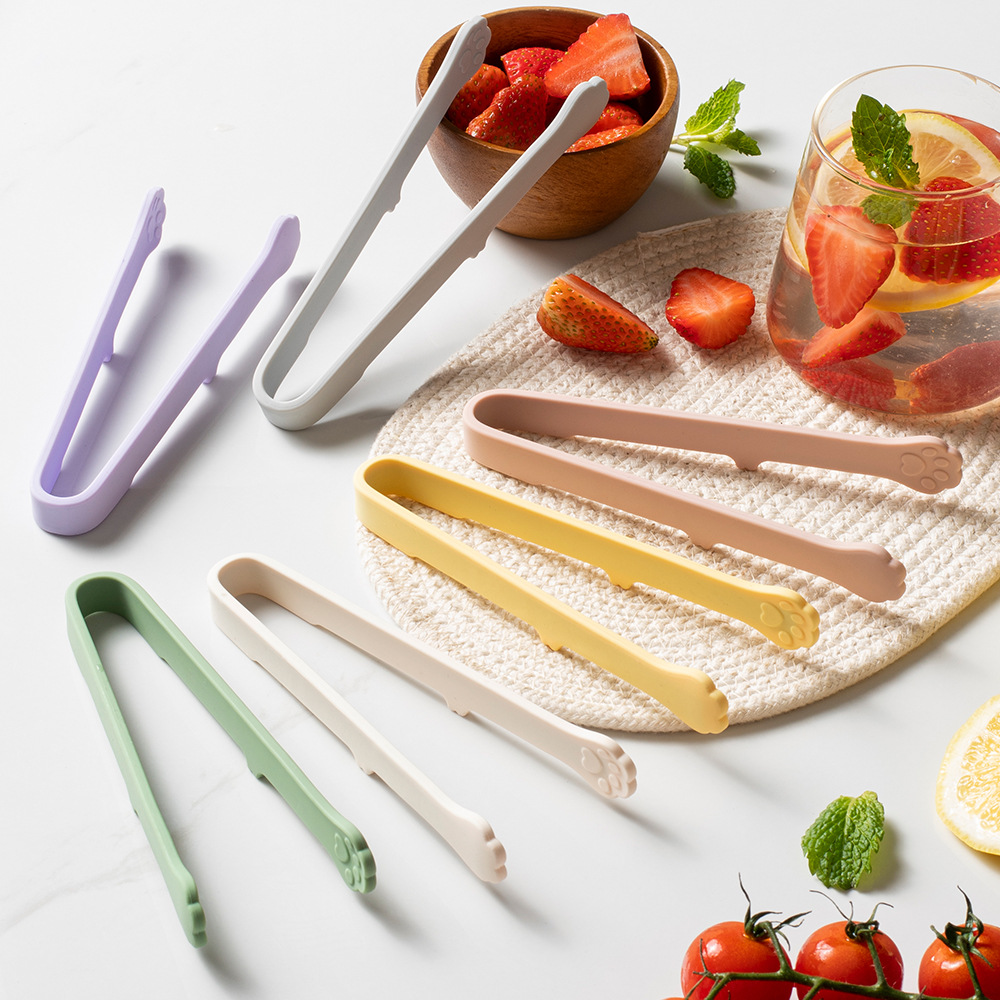 Healthy Kitchen Gadgets - Leuke Kat Poot Siliconen Voedseltangen Veelkleurige