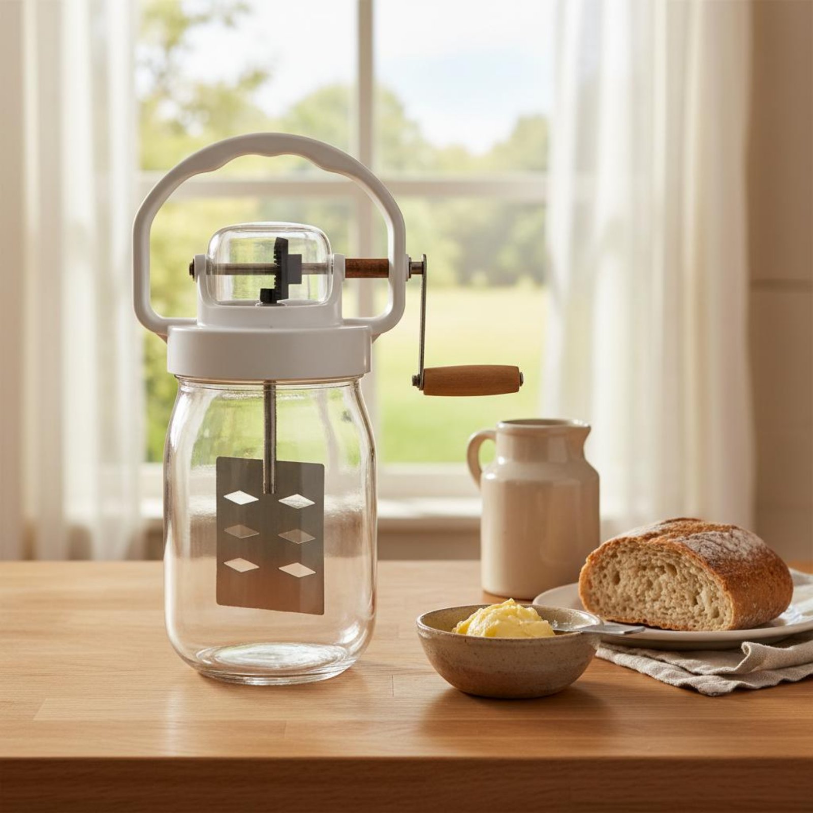Kitchen Hand Gadgets - Handmatige boterkarnton, makkelijk schoon te maken,