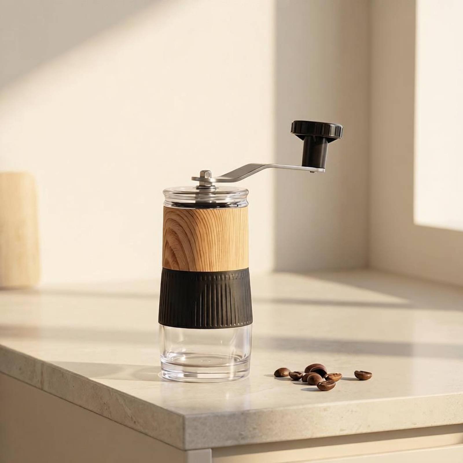 Kitchen Hand Gadgets - Handmatige koffiemolen Uniforme maalmachine Handkruk Koffiemolen