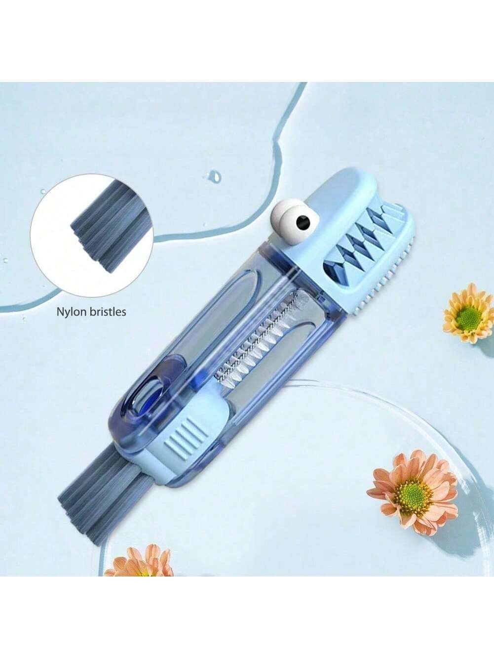 Kitchen Gadgets Gift Ideas - Nieuw keukengadget, reinigingsborstel met krokodillenthema. 17x13x2cm,