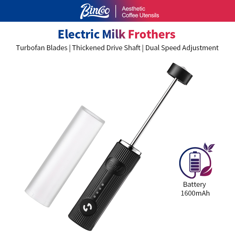 Healthy Kitchen Gadgets - BINCOO Elektrische koffieopschuimer USB oplaadbaar 2
