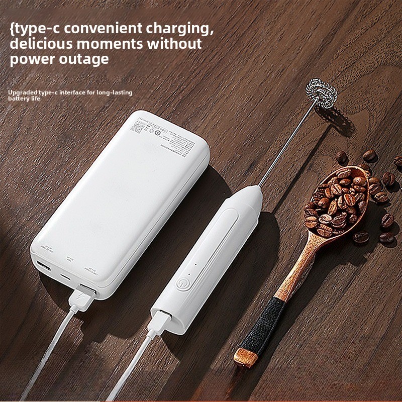 Healthy Kitchen Gadgets - Elektrische koffiemelkopschuimer, koffieroomklopper, handmixer, eierklopper, opschuimer,
