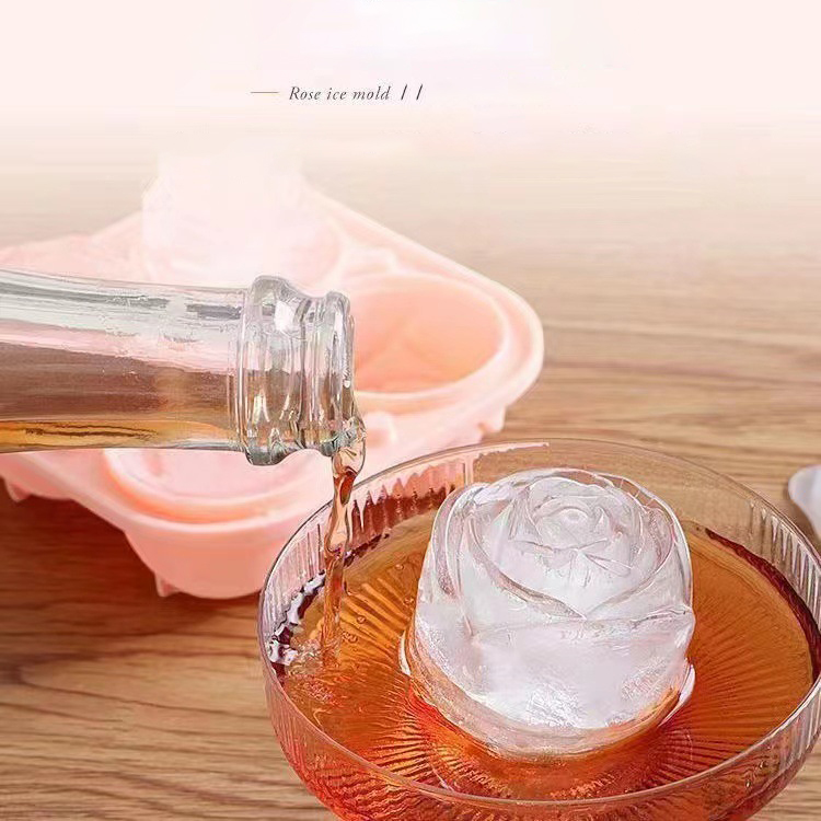 3D Rose Ice Mallen 4 Gaten Ijs - Quality Kitchen Gadgets recensie en prijs