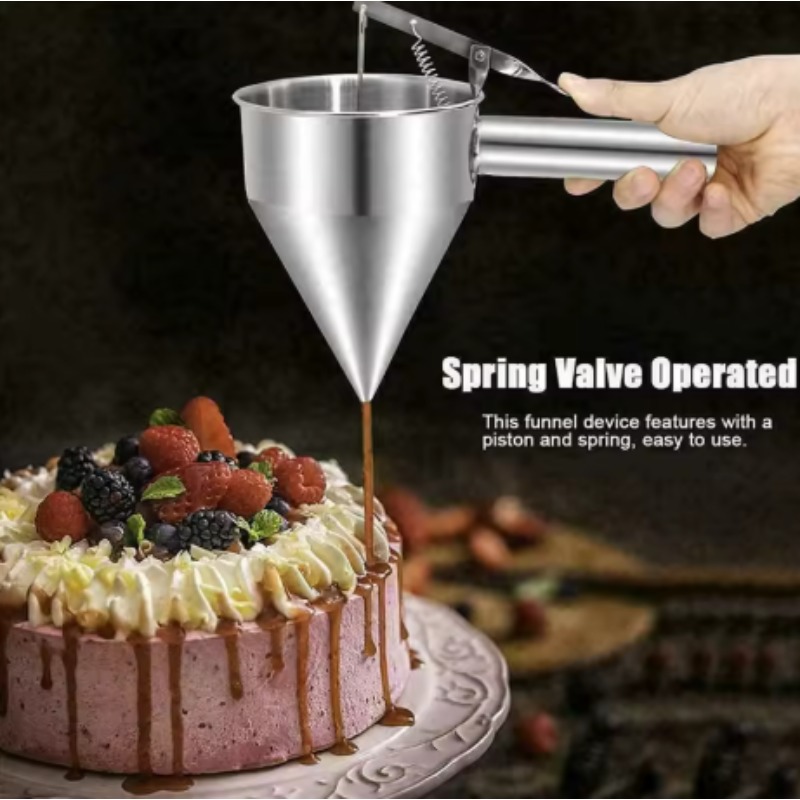 600/1200ML RVS vloeistof trech - Quality Kitchen Gadgets recensie en prijs