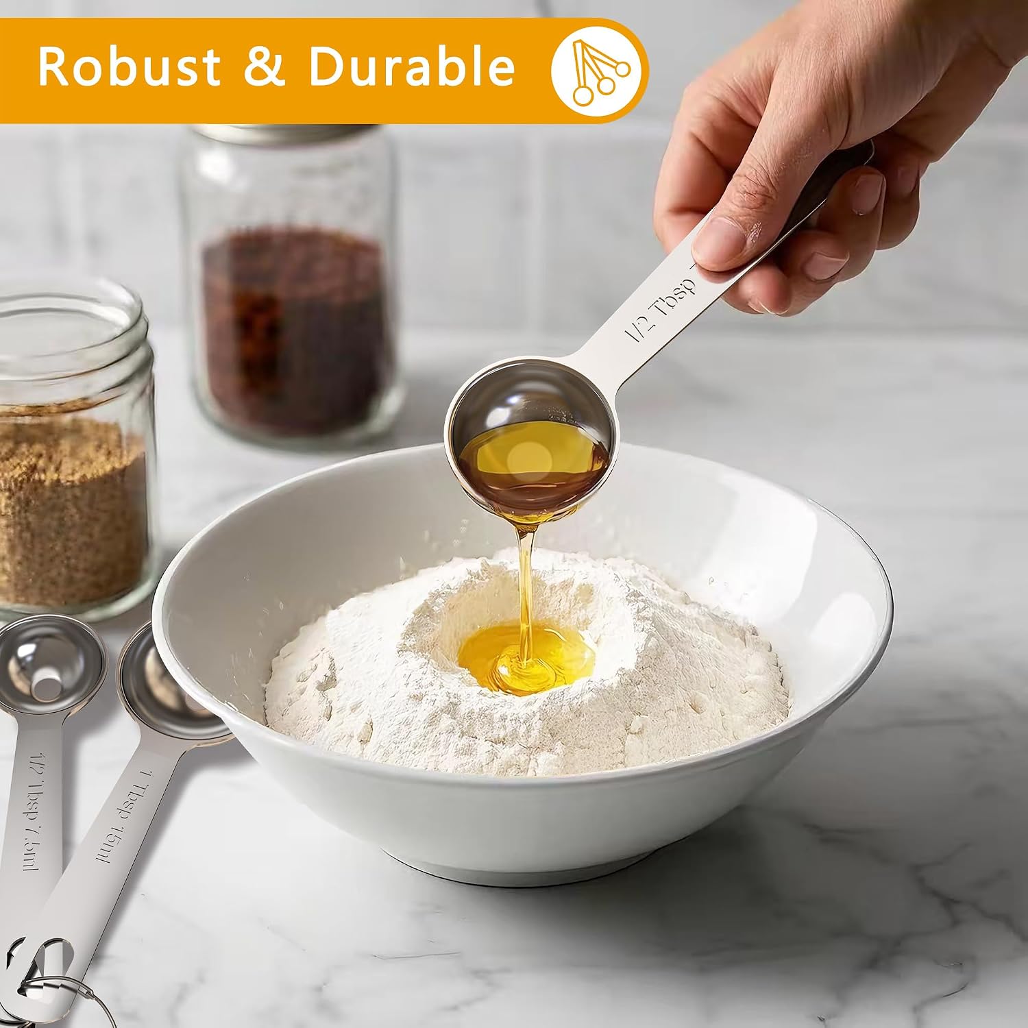 Set maatschepjes van roestvrij - Kitchen Gadgets Images recensie en prijs