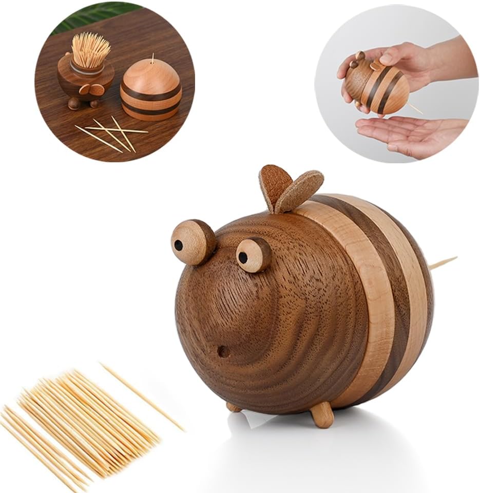 Bijen-tandenstokerhouder met 1 - Kitchen Gadgets Images recensie en prijs
