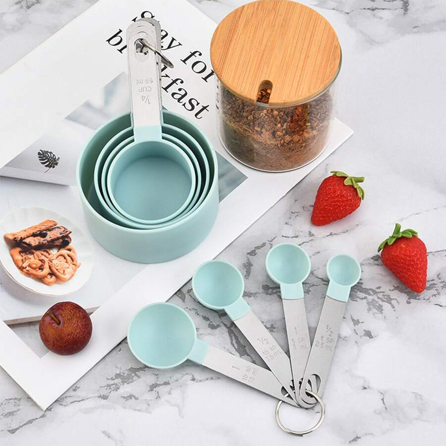 4PCS/8PCS plastic maatbeker Le - Healthy Kitchen Gadgets recensie en prijs