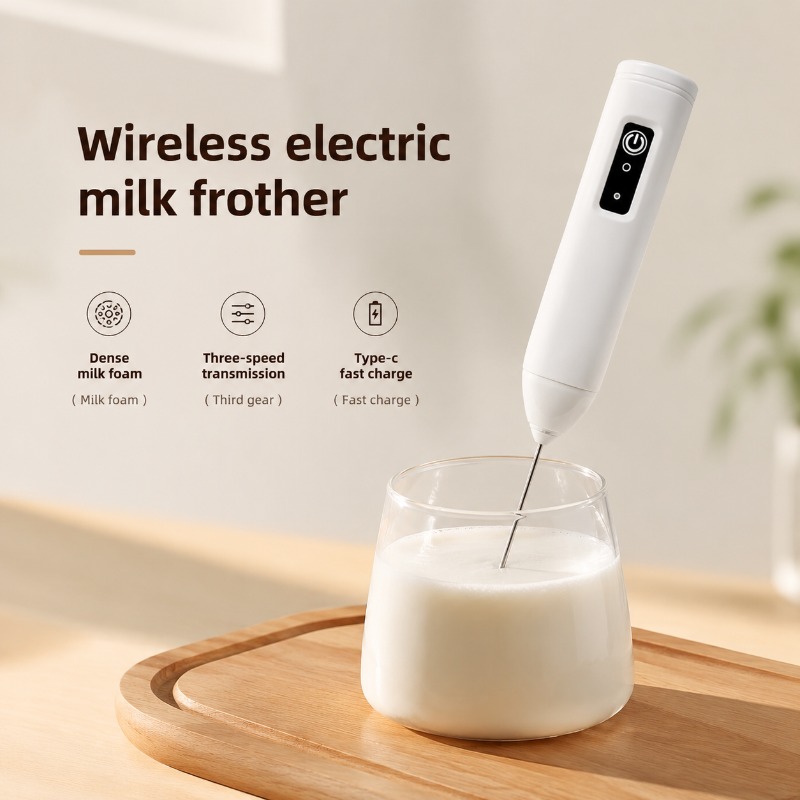Elektrische melkopschuimer + e - Healthy Kitchen Gadgets recensie en prijs