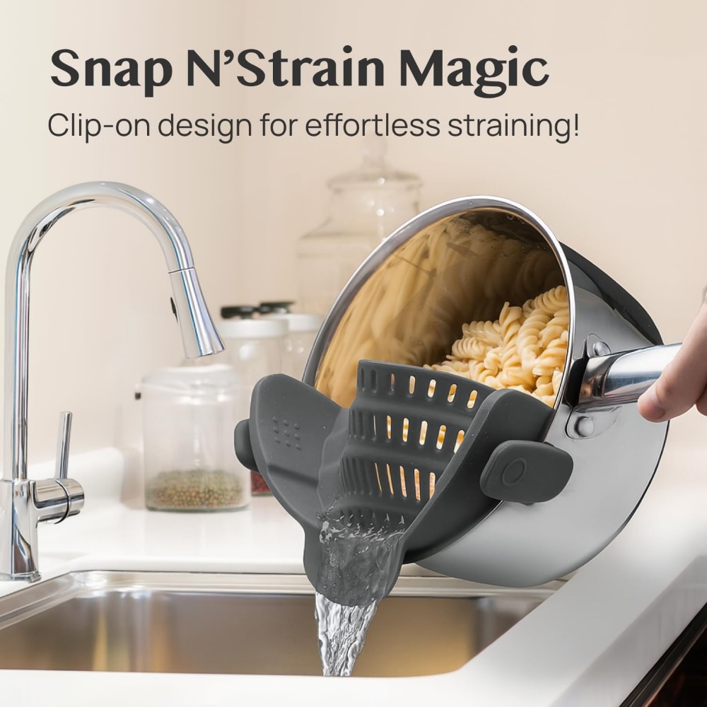 Clip-on siliconen pastalepel v - Kitchen Gadgets Images recensie en prijs